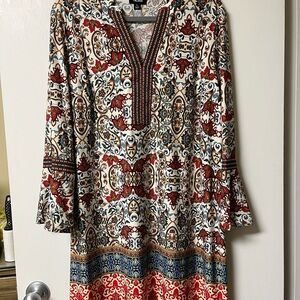 Tacera Multicolor Boho Dress